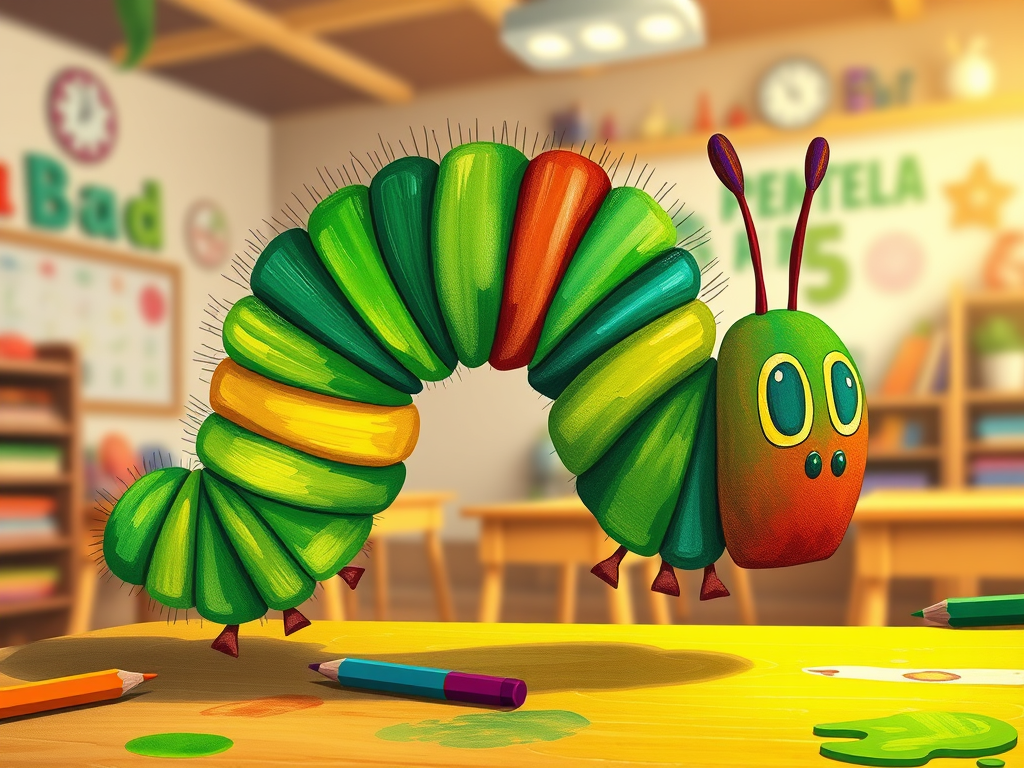 Let’s Draw The Very Hungry Caterpillar