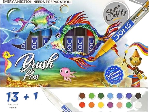 Easy Art Technique with DOMS Brush&nbsp;Pens